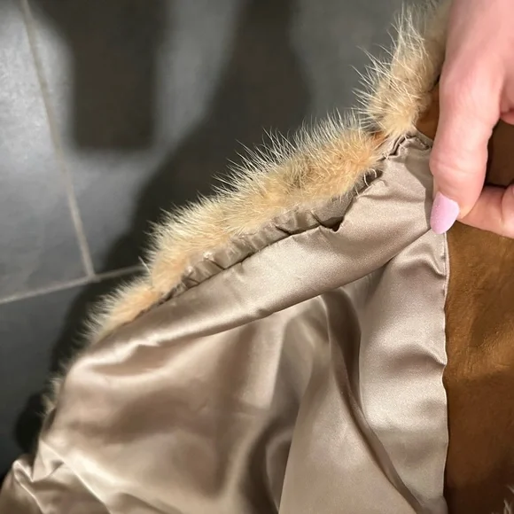 VINTAGE MINK FUR JACKET. BLONDE MINK. PHIL M STUPP VINTAGE COAT - Picture 6 of 9